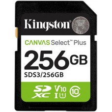 Kingston 256GB SD Canvas Select Plus Class10 U1